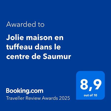 Jolie Maison Tuffeau Centre De Saumur Avec Local Velos Eksteriør bilde